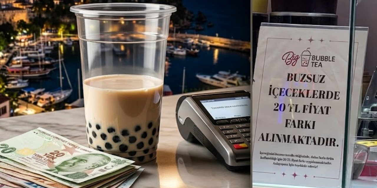 Buzsuz içeceğe 20 TL ek ücret: Antalya'daki uygulama tartışma yarattı