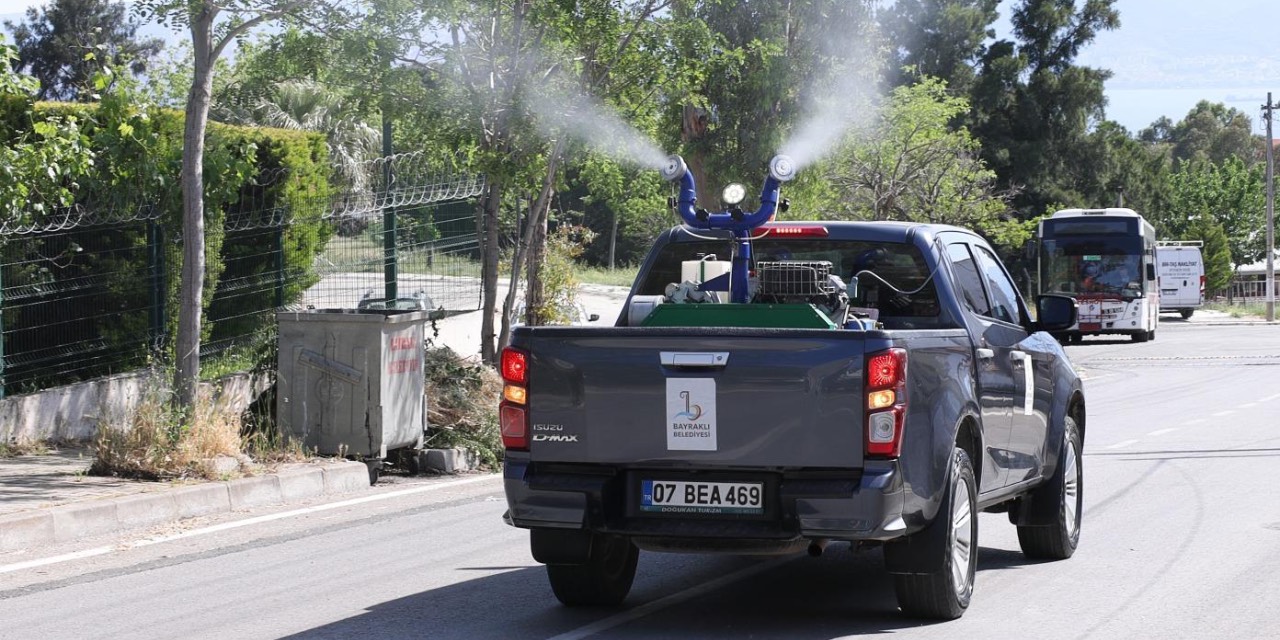 Bayraklı’da yaz boyunca ilaçlama çalışmaları devam edecek