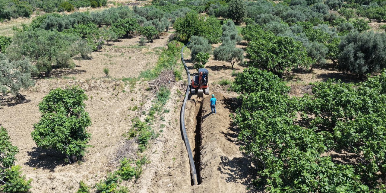 Aydın Buharkent’te tarımsal sulama altyapısına 9,2 milyon liralık yatırım