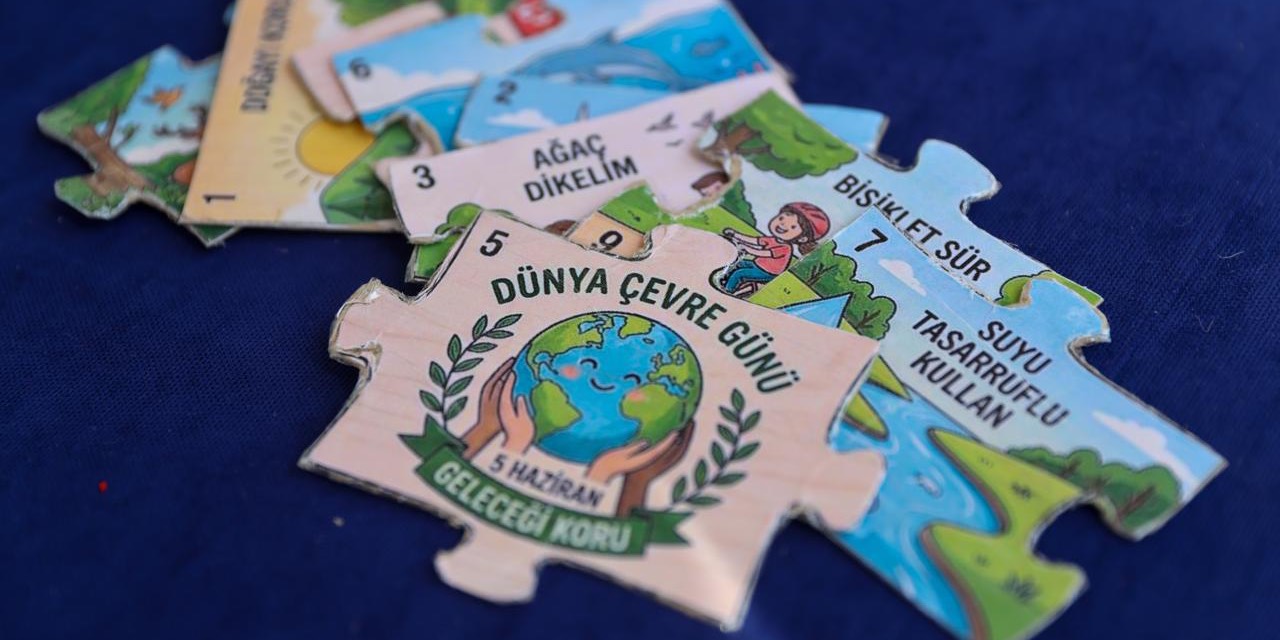 Karabağlar’da Dünya Çevre Günü etkinliklerine çocuklardan “Geleceği Koruyalım” çağrısı