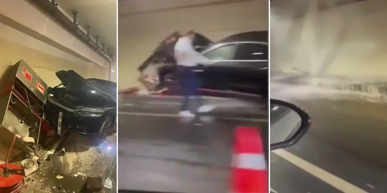 Avrasya Tüneli'nde kaza: Ulaşım çift yönlü durdu