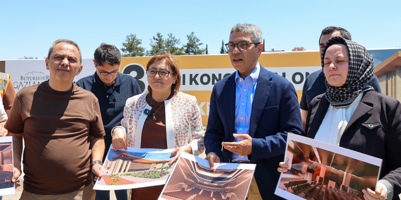 Gaziantep’te yeni kongre merkezi için çalışmalar sürüyor