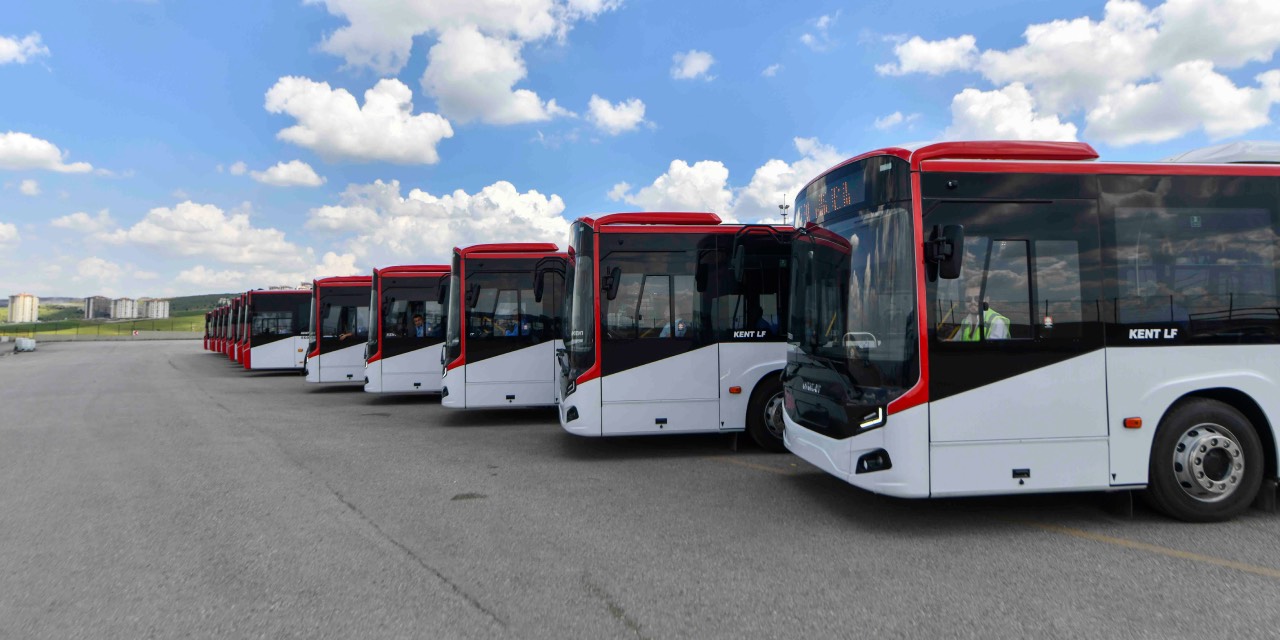Ankara’da toplu taşıma filosuna 15 yeni otobüs eklendi