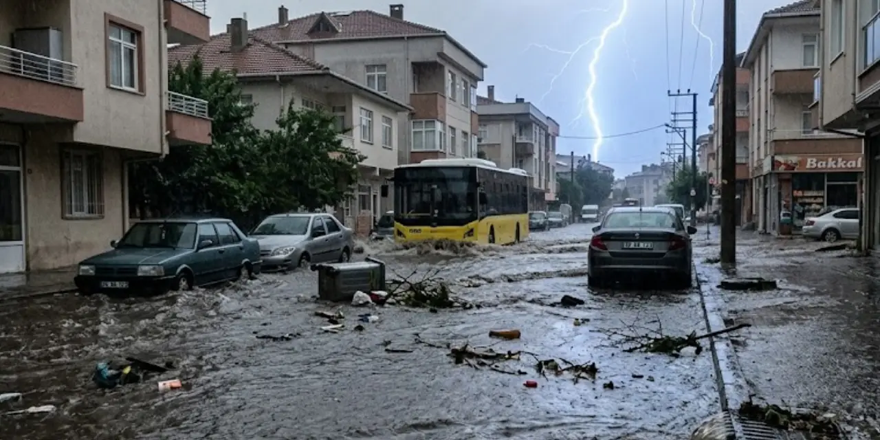 İçişleri Bakanlığı duyurdu: Çok sayıda ilde sel ve yıldırım alarmı