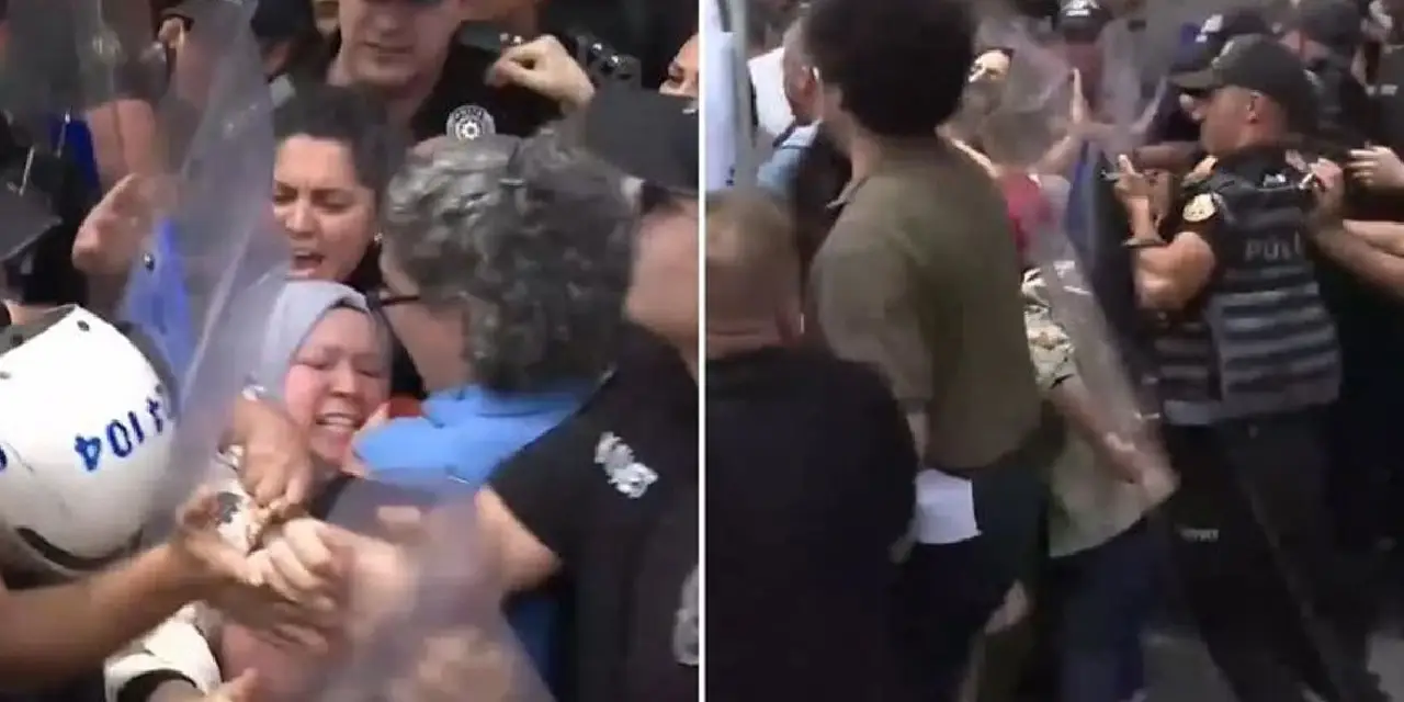 TBMM önünde öğretmen eylemine polis müdahalesi: Çok sayıda gözaltı