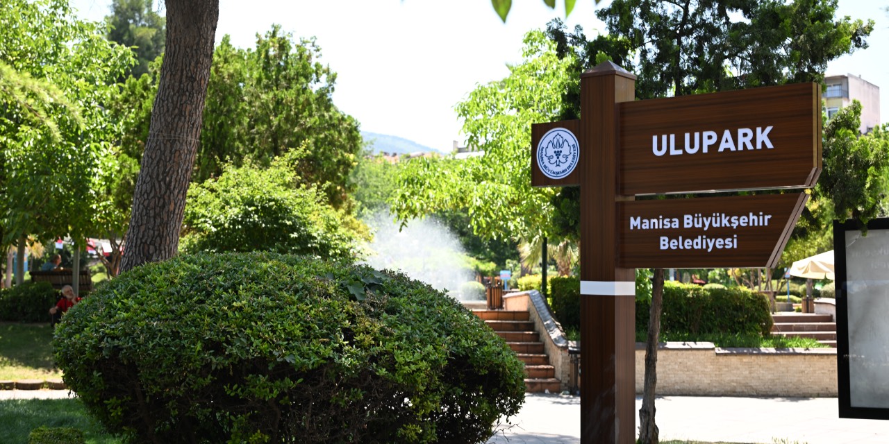 Manisa’da park tabelalarına halk dokunuşu