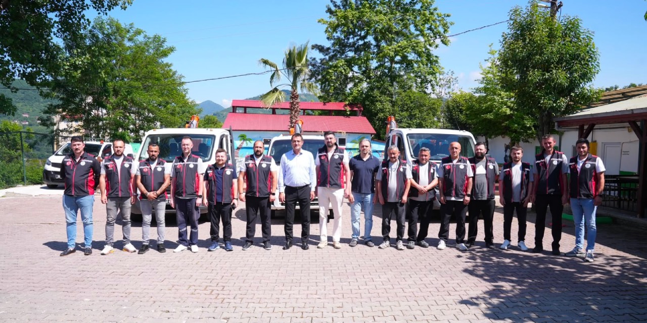 Giresun’da yaz dönemi ilaçlama çalışmaları sürüyor