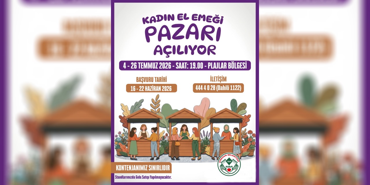 Giresun’da kadın el emeği pazarı açılıyor