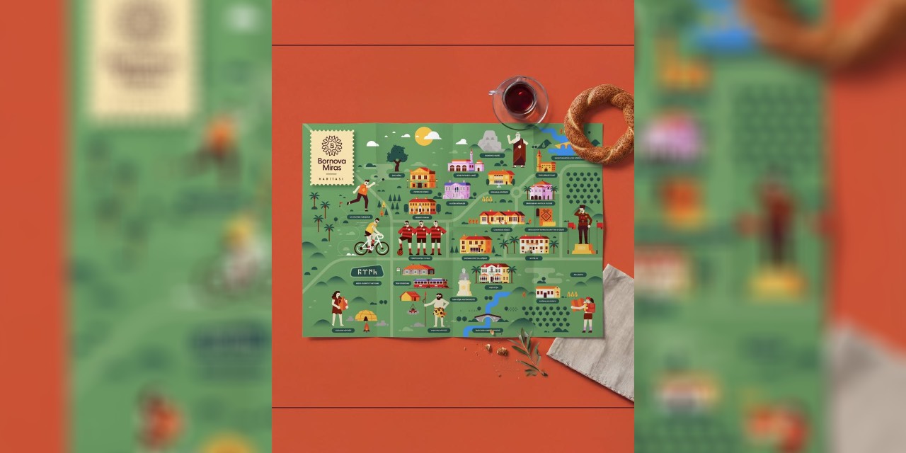 Bornova Miras Haritası, World Illustration Awards 2026 uzun listesine girdi