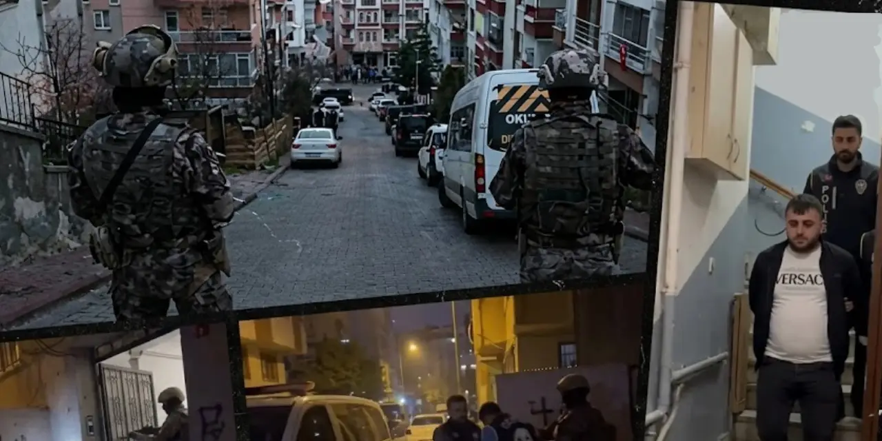 Şapkalılar suç örgütüne 5 ilde eş zamanlı operasyon: 172 kişi tutuklandı