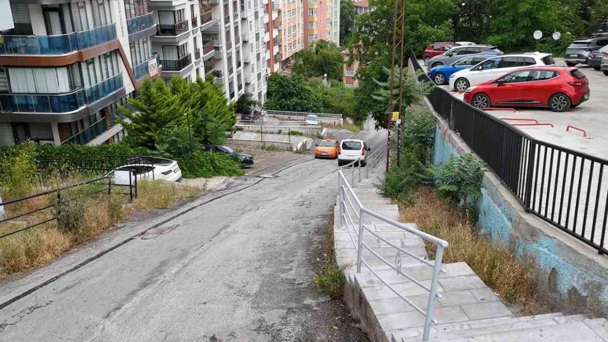 Ankara'da kimsenin çıkamadığı yokuş gündem oldu