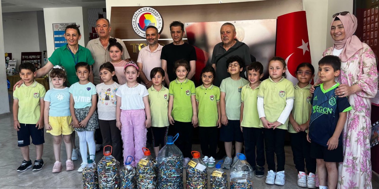 Giresun’da öğrencilerden sıfır atık hareketine destek