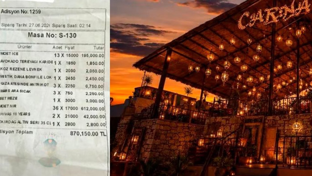 870 bin liralık hesap gündem oldu! İşletme sahibinden "araba fiyatı" iddialarına yanıt