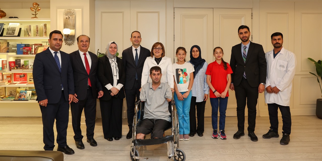 Gaziantep’te engelli vatandaş Burhan Doğruyol’a protez desteği başlatıldı