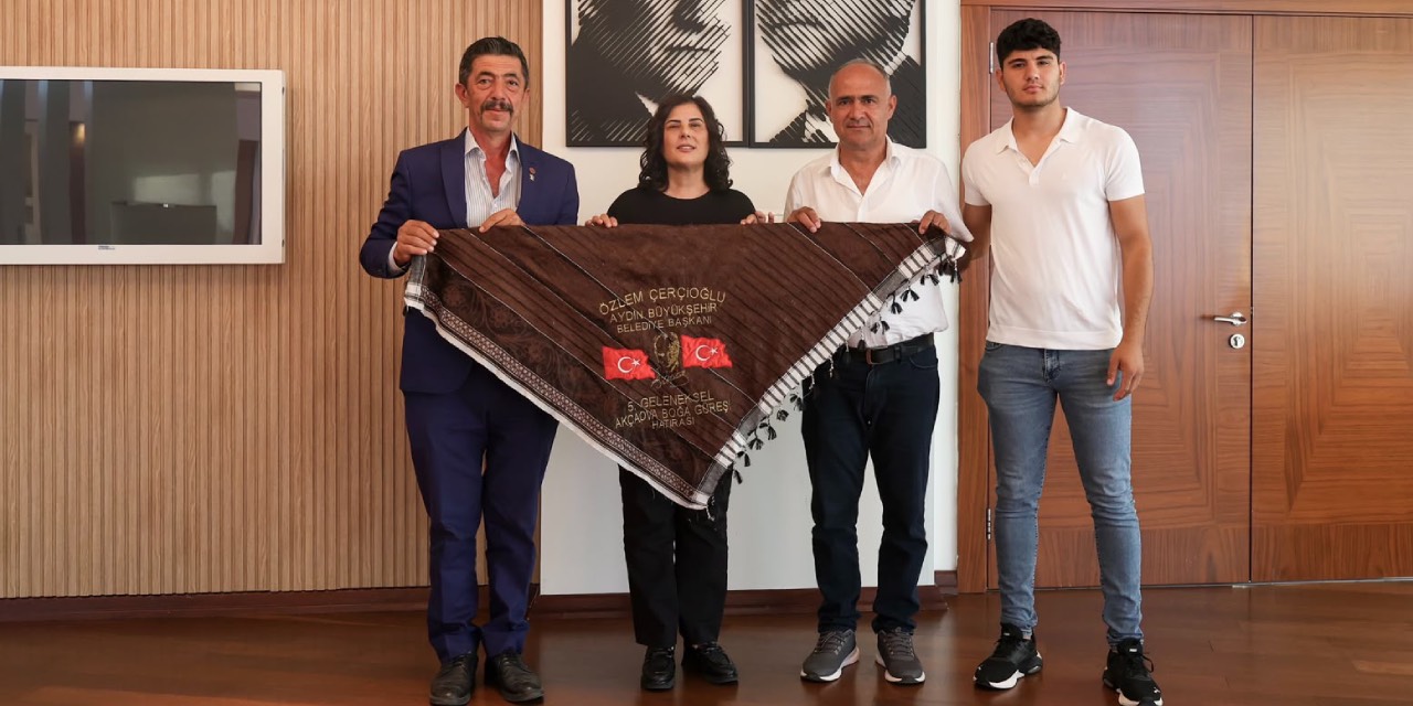 Muhtarlardan Aydın Büyükşehir Başkanı Çerçioğlu’na nezaket ziyareti
