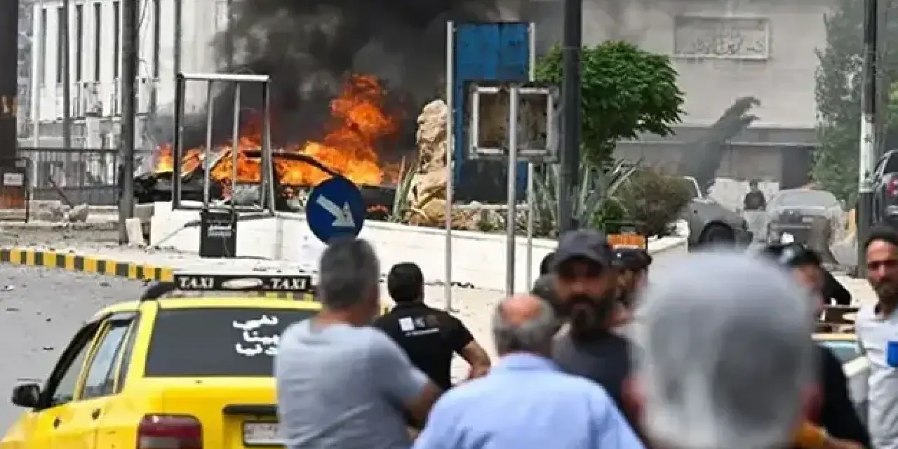 Şam'da kafede şiddetli patlama: Ölü ve yaralılar var