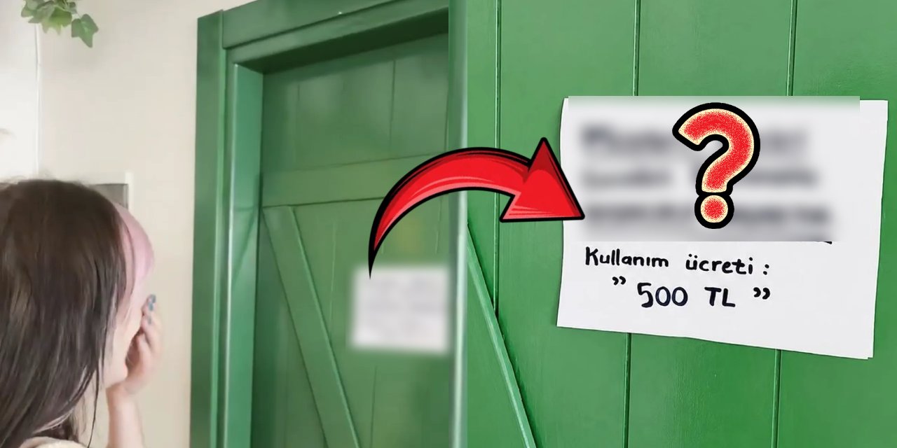 Muğla'da "pes" dedirten manzara! Kapıdaki yazı sosyal medyayı salladı: Tam 500 TL!
