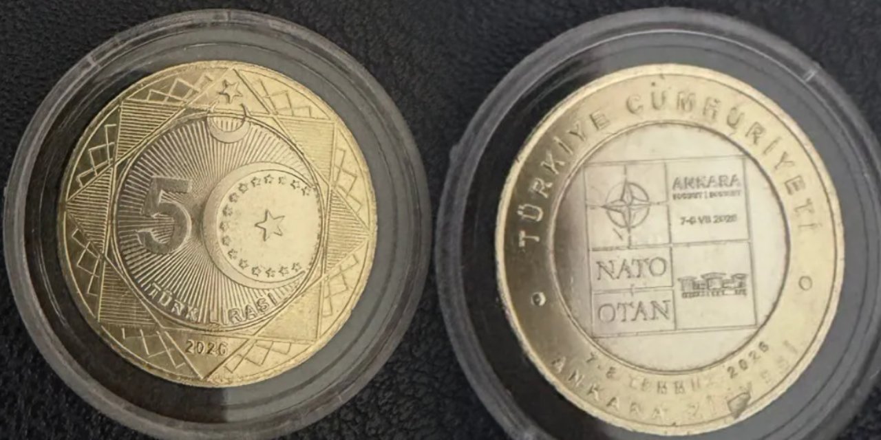 NATO Zirvesi için özel 5 TL: Hatıra para tedavüle girdi