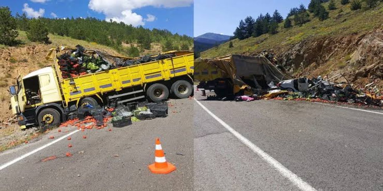 Gümüşhane'de feci kaza: 4 yaralı