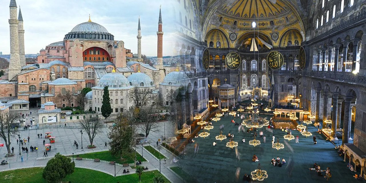 Ayasofya'da yeni olay: Yüksek sesle incil okuyan 2 kişi yakalandı