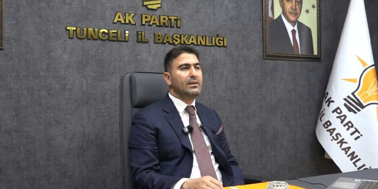AK Parti Tunceli İl Başkanı Hakan Özer görevinden istifa etti