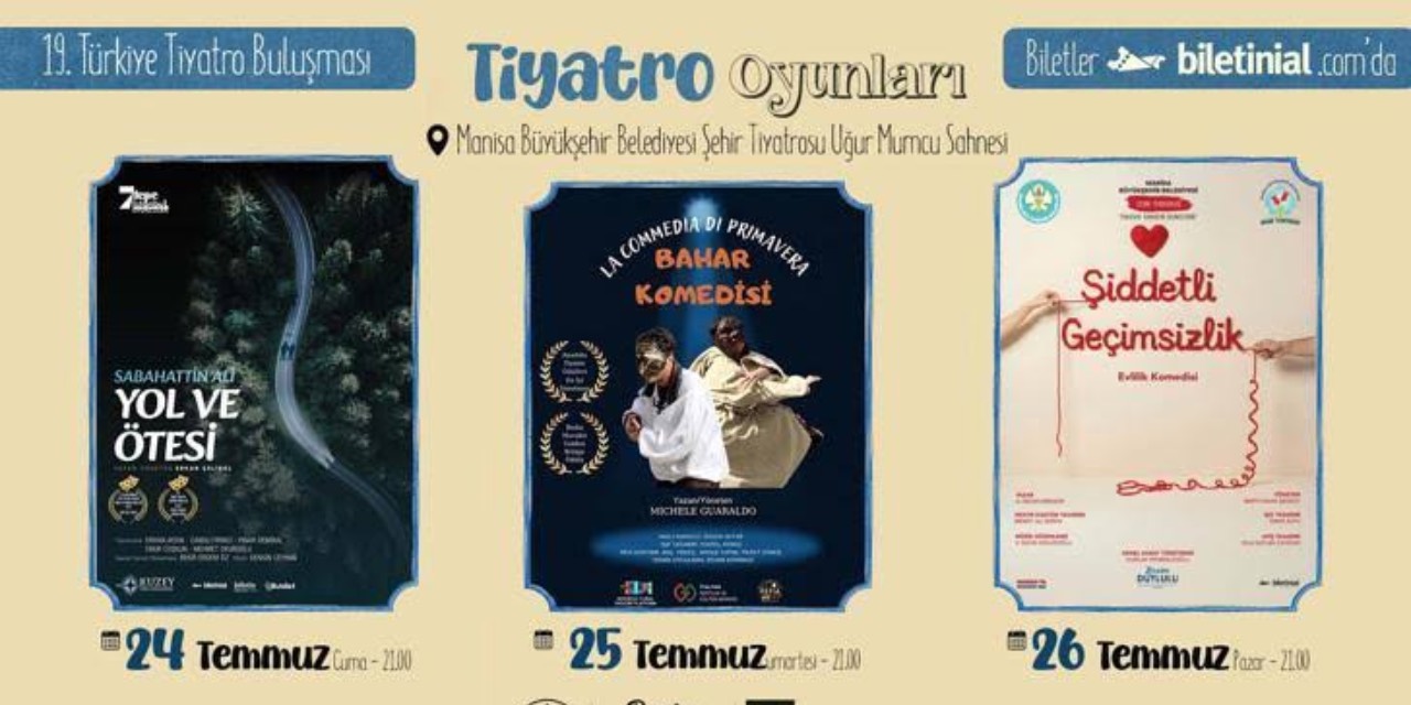 19. Türkiye Tiyatro Buluşması Manisa’da başlıyor