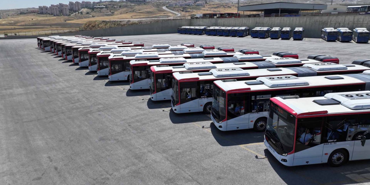 EGO filosuna 20 yeni otobüs daha katıldı