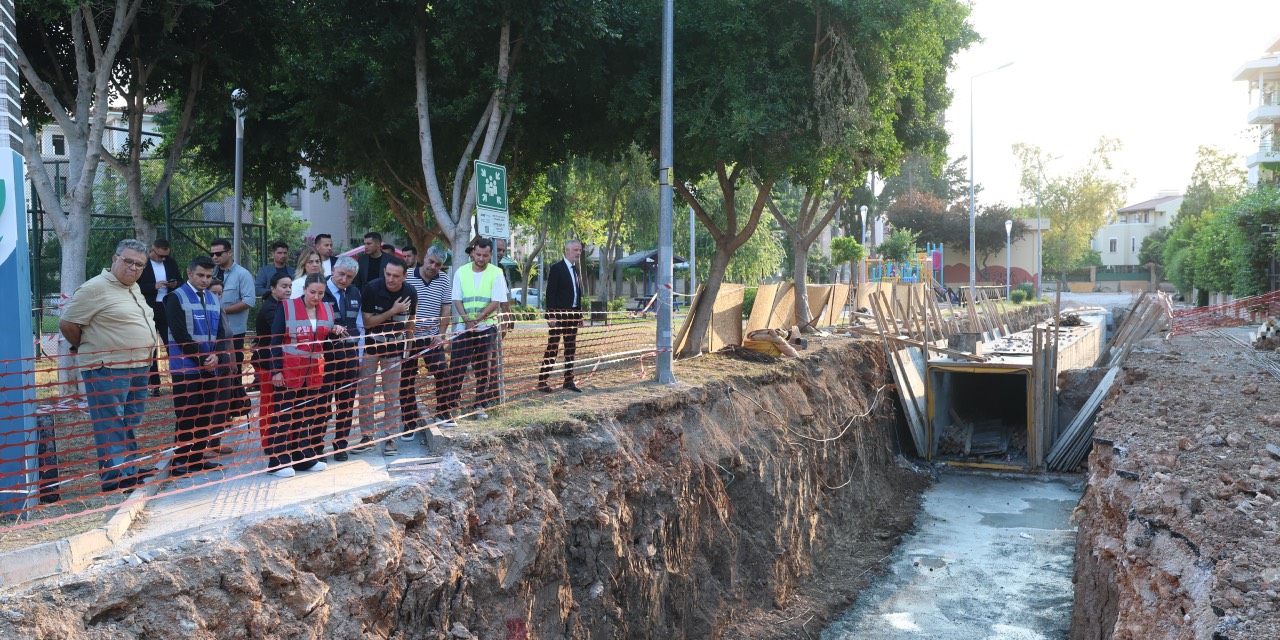 Antalya’da taşkın riskine karşı Konyaaltı’nda altyapı yatırımı