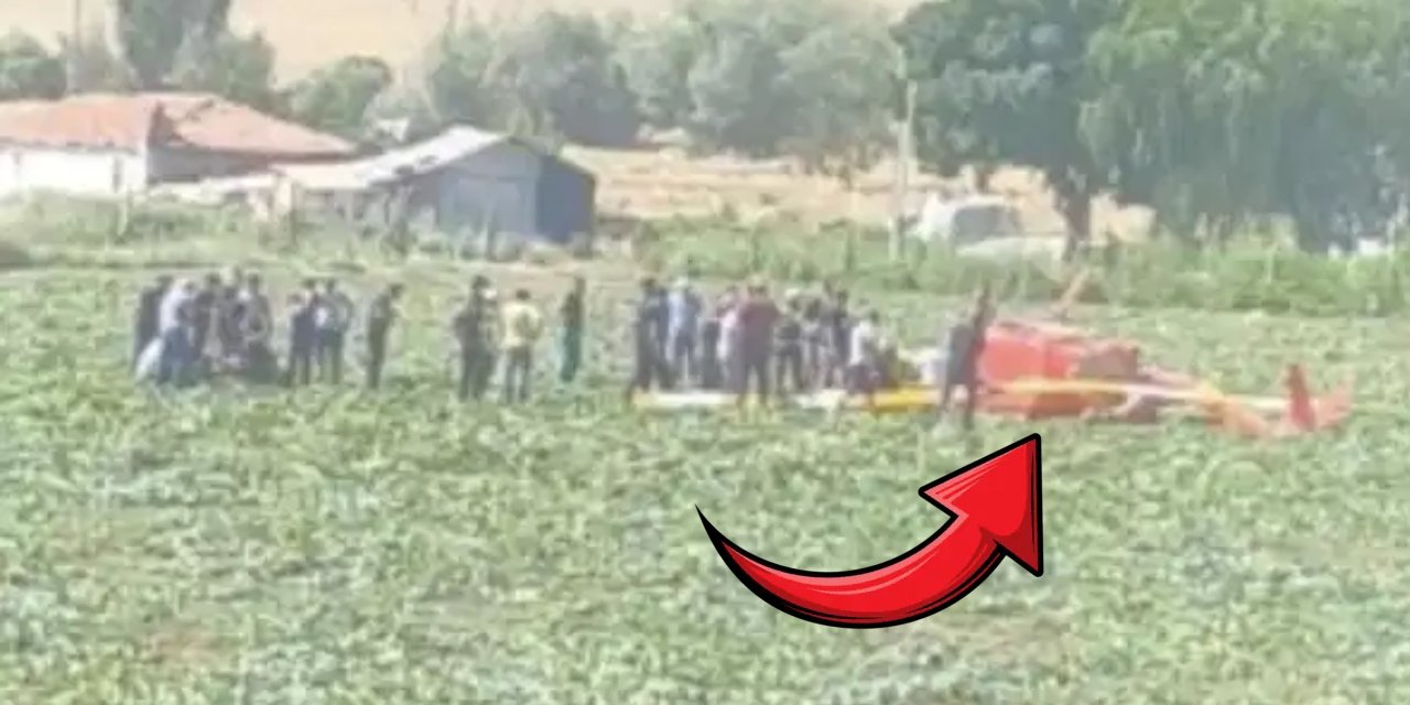 Eğitim helikopteri düştü: Yaralılar var