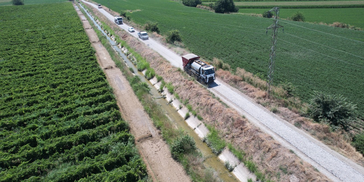 Manisa’da 4,5 kilometrelik ova bağlantı yolu asfaltlandı