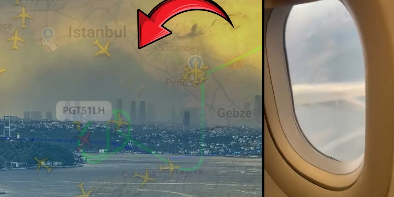 İstanbul'da şiddetli fırtınaya havada yakalandılar: Uçak türbülansa girdi, yolcular büyük panikle çığlık attı