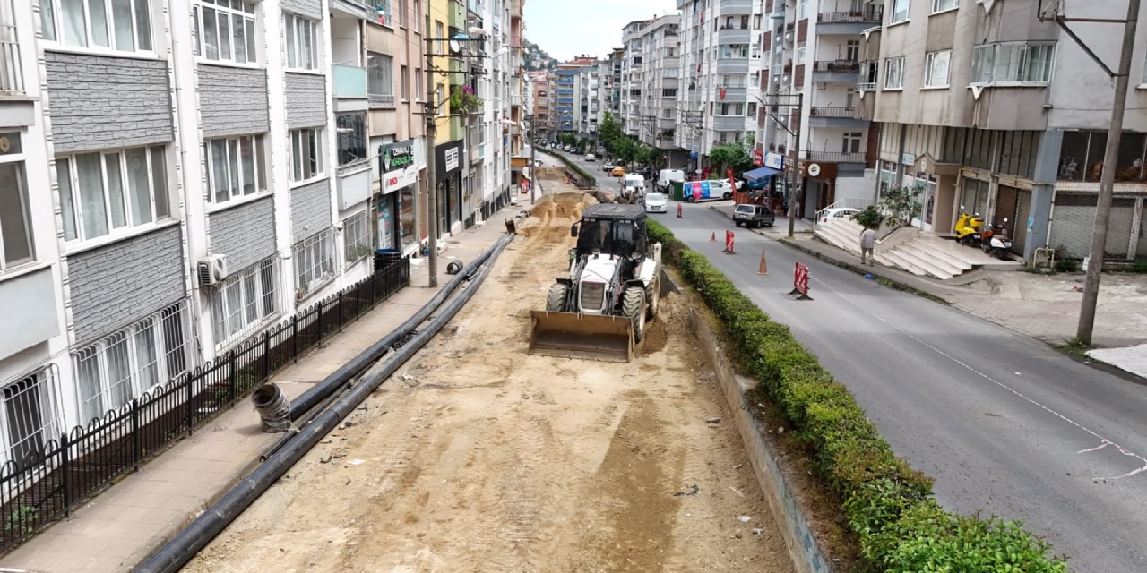Giresun’da 6 kilometrelik içme suyu hattı yenileniyor