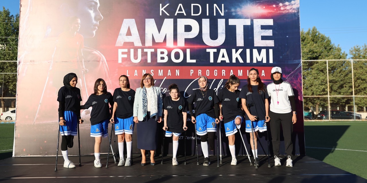 Gaziantep’te Türkiye’nin ilk Kadın Ampute Futbol Takımı kuruldu