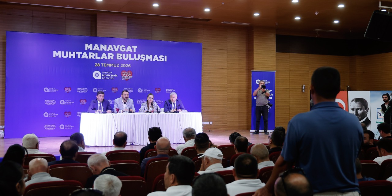 Antalya’nın ilk yüzey suyu projesi Manavgat’ta hayata geçirilecek
