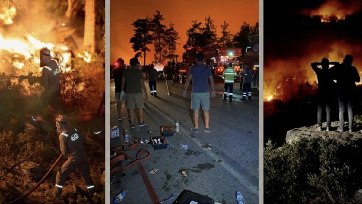 Akdeniz'de peş peşe orman yangınları: Muğla ve Antalya'da ekipler seferber oldu