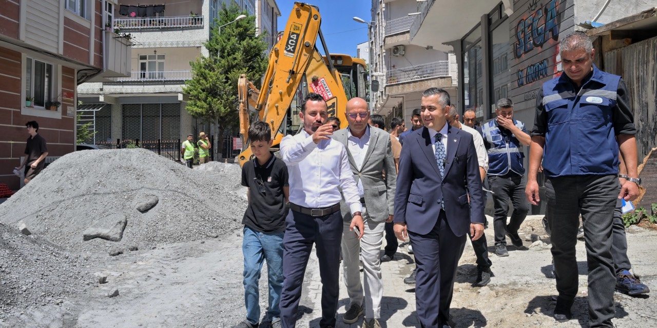 Esenyurt’ta yağış sonrası sorunlara yönelik altyapı çalışması
