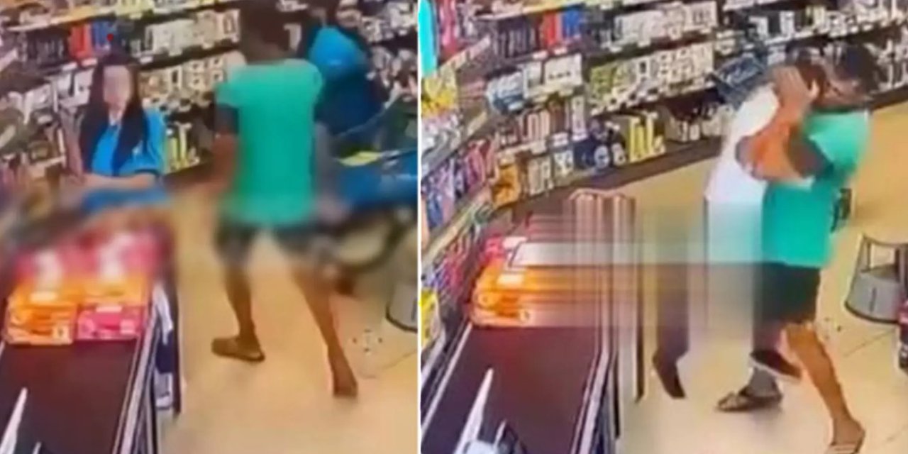 Mersin'de zincir markette küçük çocuk öldüresiye yumruklanıp yere fırlatıldı