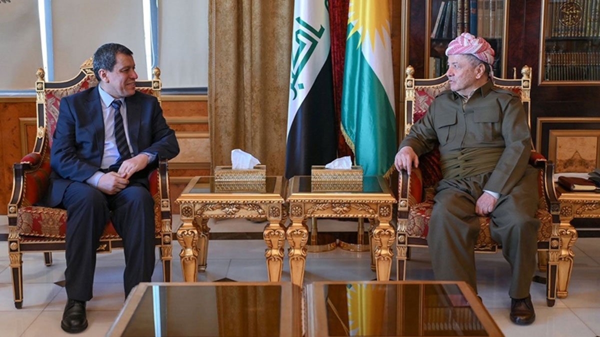 Barzani ile Şara Şam’da bir araya geldi: Gündemde bölgesel gelişmeler ve ekonomik iş birliği vardı