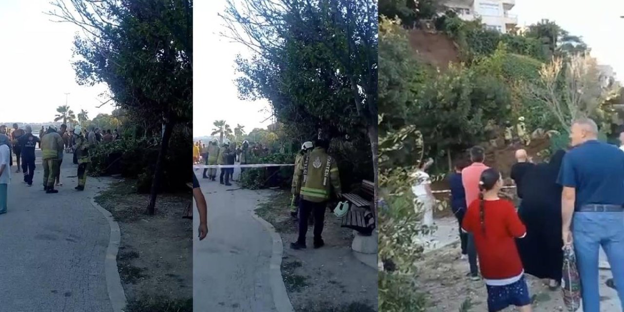 İstanbul'da toprak kayması: Mahsur kalanlar var
