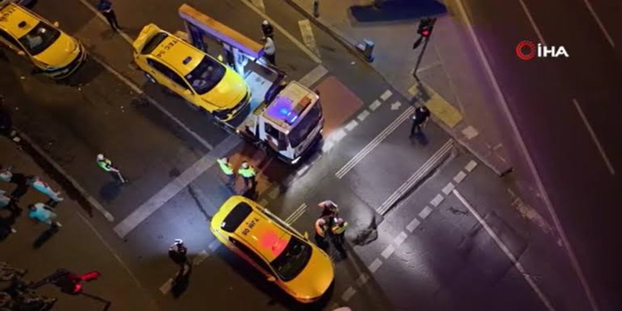 İstanbul'da 8 araçlı zincirleme kaza: 5 yaralı