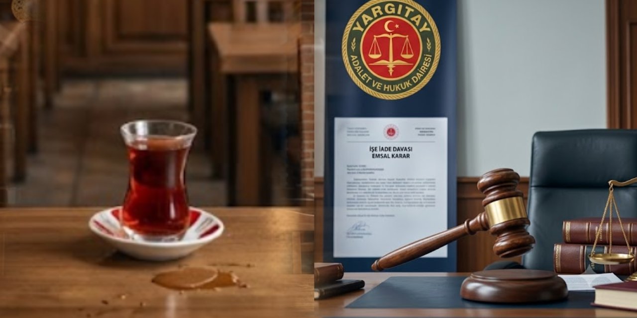 10 yıllık işçi çay bardağı nedeniyle işten atıldı! Mahkemeden emsal karar geldi