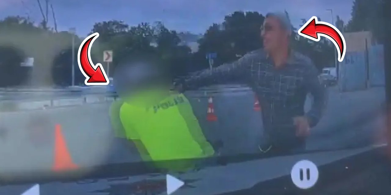 Fatih'te dehşet anları! Soru sorma bahanesiyle polise bıçakla saldırdı: O anlar kamerada
