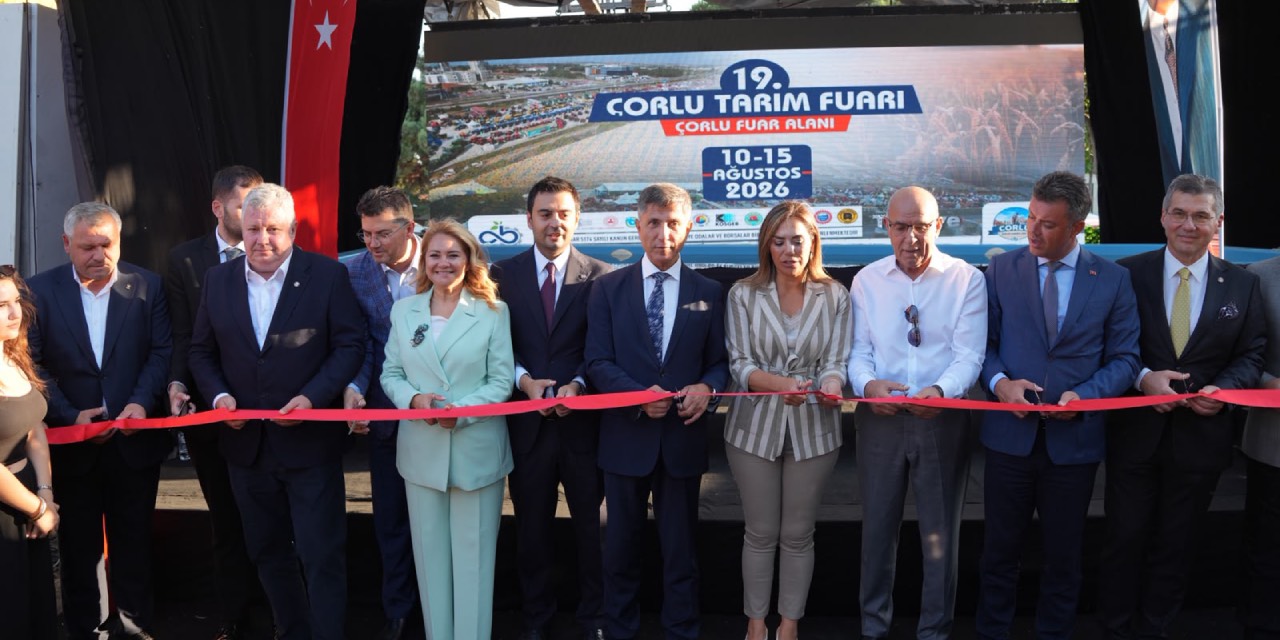 19. Çorlu Tarım Fuarı ziyaretçilere açıldı
