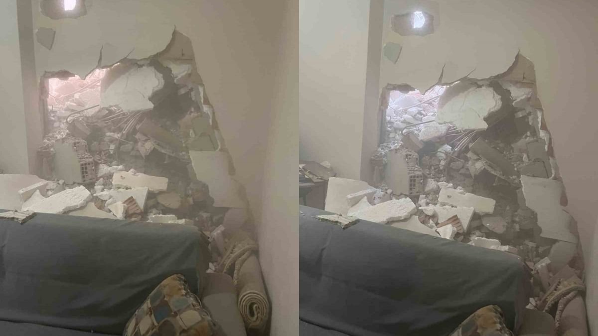Bahçelievler'de yıkım sırasında ölümden döndüler: Molozlar evin içine kadar girdi