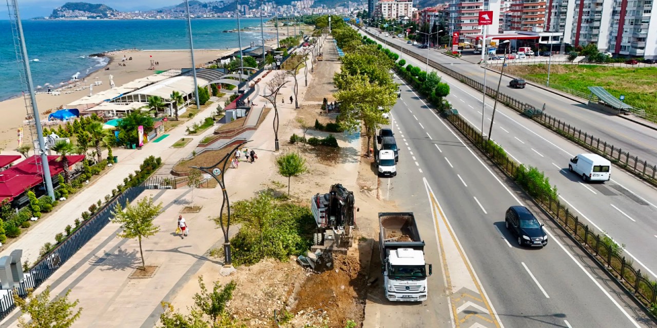 Giresun Plajlar Bölgesi’nde yeni otopark için çalışma başlatıldı