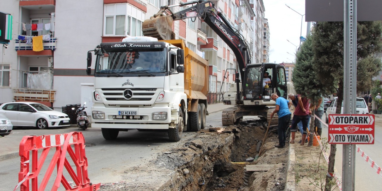 Giresun’da içme suyu altyapısı yenileniyor