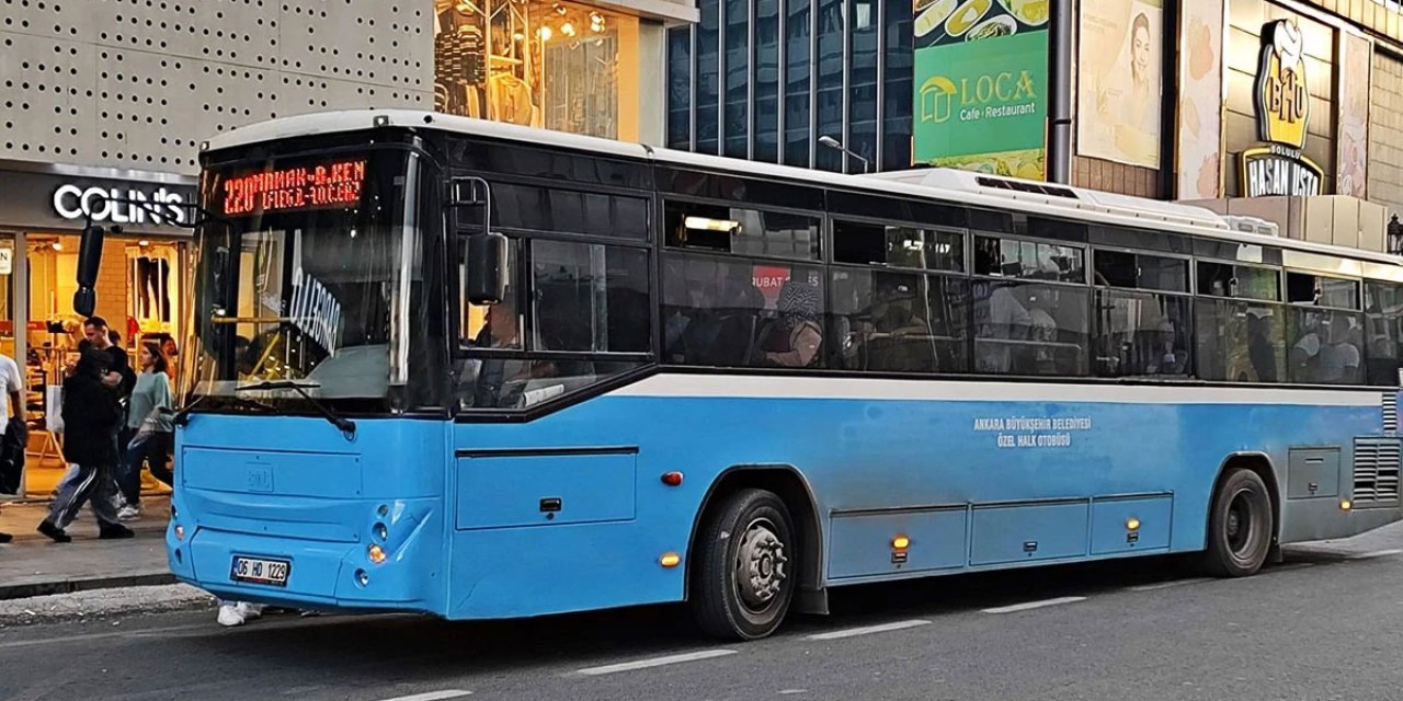Ankara'da toplu taşımaya zam