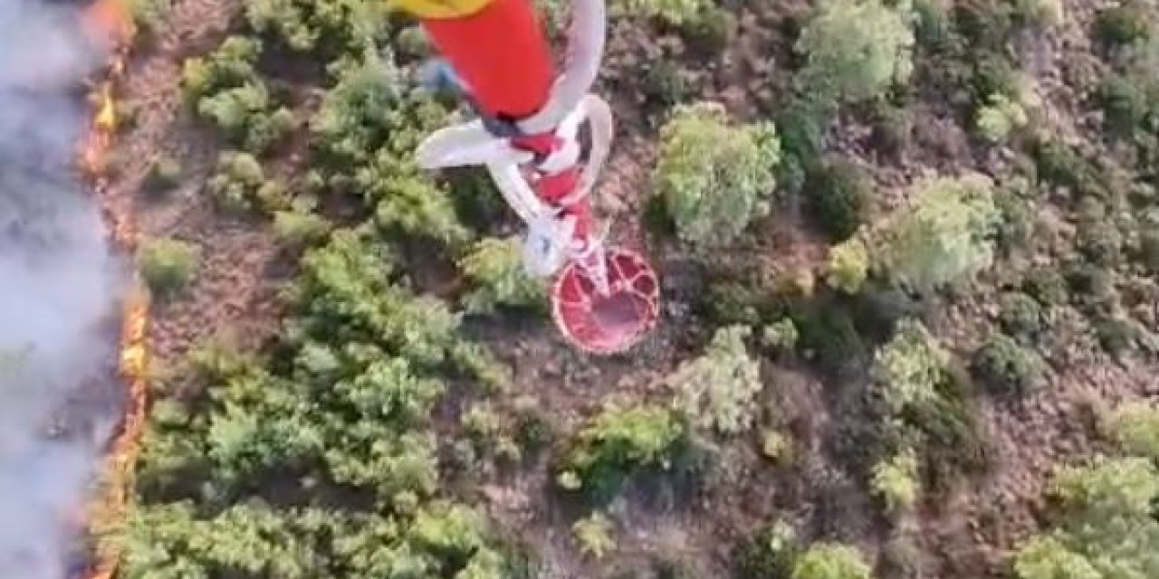 Marmaris'te orman yangını
