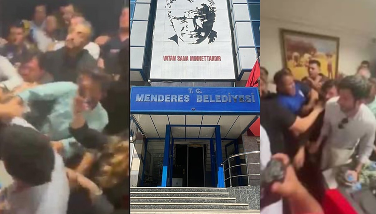 Menderes Belediyesi AK Parti’ye geçti: Başkan vekili seçiminde arbede çıktı