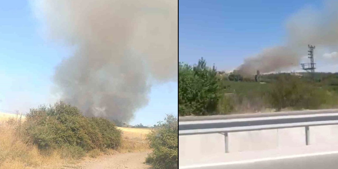 Çanakkale’de korkutan görüntü: Yangın ormanlık alana ulaştı